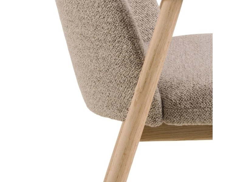 Krzesło Leo beżowe/ dąb Monza 60 - ACTONA